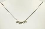 Silberschmuck 925er Silber Silberhalskette mit beweglichen Buchstaben BRIGITTE -
