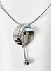 Silberschmuck 925er Silber Silber Halskette mit Stabilem lteil und Silberanhänger -