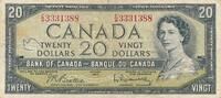 Kanada $ 20 Dollars Banknote -