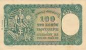 Slowakei Slovakei 100 Korun Banknote, II. Emission -