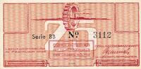 3. Reich, Deutschland, Niederlande 25 Cents Lager Westerbork, Gutschein Lagergeld, Serie BB -
