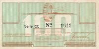 3. Reich, Deutschland, Niederlande 100 Cents Lager Westerbork, Gutschein Lagergeld, Serie CC -