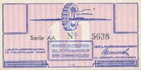 3. Reich, Deutschland, Niederlande 10 Cents Lager Westerbork, Gutschein Lagergeld, Serie AA -