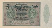 Deutsches Reich Deutschland 500000 Mark Reichsbanknote KN 8stellig nur zweimal auf der Vorderseite, Serie A -