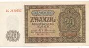 Deutschland DDR 20 Mark 1948 Banknote zwei Serienbuchstaben: AG, KN 7ste... 8,00 EUR prix TTC + 6,00 EUR frais d'envoi
