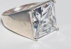  Silberschmuck 925er Silber Silberring mit gro&szlig;em quadratischem Zirkonst... 45,00 EUR  + 6,00 EUR frais d'envoi