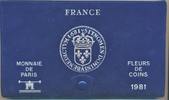 Frankreich Fleurs de Coins, Kursmünzensatz Monnaie de Paris in orig. Hülle -