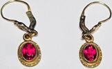  Antikschmuck H&auml;ngende Ohrringe mit Farbstein Double Ohrschmuck getragen... 16,00 EUR  + 6,00 EUR frais d'envoi