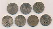 Frankreich 10 Francs Lot 7 Münzen von 1982 - 1988, Sonderprägungen -