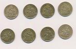 Frankreich 50 Centimes Münzen Lot 8 x 50 Centimes Paris 1921 1922 1923 1924 1925 1926 1927 1928 -