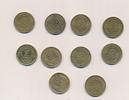 Frankreich 2 Francs Münzenlot Lot 10 x 2 Francs 1931 1932 1933 1934 1937 1936 1938 1939 1940 1941 -