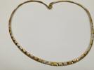 Bicolor Halskette Silberkette 925er Silber Kette Collier Silbercollier -