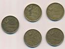 Frankreich 50 Francs Münzenlot Lot 5 x 50 Francs 1951 1951 B 1952 1952 1953 -