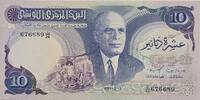 Tunesien 10 Dinars 1983 Banknote unc- 26,00 EUR  + 6,00 EUR frais d'envoi