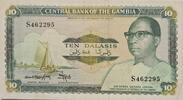 Gambia 10 Dalasis 1987-1990 Banknote II- 20,00 EUR  + 6,00 EUR frais d'envoi