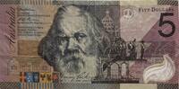Australien 5 Dollars 2001 Banknote III 8,00 EUR  + 6,00 EUR frais d'envoi