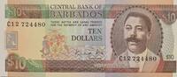 Barbados 10 Dollars 1986 Banknote fast unc 53,00 EUR  + 6,00 EUR frais d'envoi