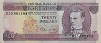Barbados 20 Dollars 1993 Banknote fast unc 63,00 EUR  + 6,00 EUR frais d'envoi