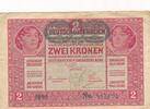 &Ouml;sterreich 2 Kronen 1917 Banknote III- 5,00 EUR  + 6,00 EUR frais d'envoi