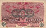 &Ouml;sterreich 1 Krone 1916 Banknote III- 5,00 EUR  + 6,00 EUR frais d'envoi