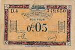 Frankreich 0,05 Franc 1923-1930 Banknote III- 2,50 EUR  + 6,00 EUR frais d'envoi