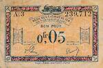 Frankreich 0,05 Franc 1923-1930 Banknote III- 2,50 EUR  + 6,00 EUR frais d'envoi