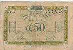 Saar 50 Centimes 1923 Banknote III- 2,00 EUR  + 6,00 EUR frais d'envoi