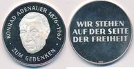 Moderne Medaille Konrad Adenauer zum Gedenken -