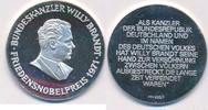 Moderne Medaille Bundeskanzler Willy Brandt -