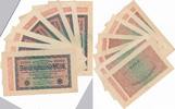 Deutschland Lot 7 x 20 Tsd.Mark Reichsbanknote -