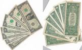 USA 1 Dollar 7 Banknoten Washington aus den Jahren 1957,1963/2003/2006 -