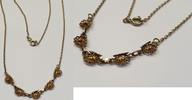 Antike 835er Silber Kette Silberkette Collier Silbercollier vergoldet -