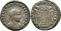 Römische Kaiserzeit Follis Constantius II Caesar Nicomedia Soldaten -