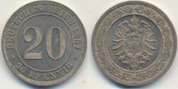 Deutschland 20 Pfennig kleiner Adler Mzz. A -