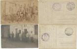 Deutschland Original Privat Fotokarten als Feldpost versendet 1915, Schöne Stempel -