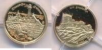 Deutschland Medaille Goldmedaille Deutsche Heimat Zugspitze 333er 8 Karat Gold -