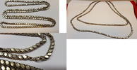 Lange Kette 800er Silber L ca. 130 cm Silberkette Silbercollier -
