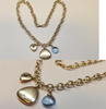 Esprit Kette Collier 925 Silber mit Farbsteinen -
