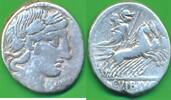 Antike - Römische Republik Denar Göttin Minerva, C. Vibius (90 v.Chr.) -