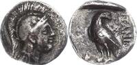 Griechische Münzen Hemidrachme Insel Kreta Itanos , Kopf der Athena / Adler , sehr selten -