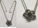 Silberschmuck Antik 835er Silber Kette Collier Silbercollier Silberkette -
