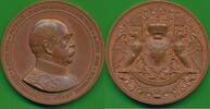 Altdeutschland Kaiserreich Medaille Erinnerungsmedaille Fürst Bismarck zum 50. Dienstjubiläum und 70. Geburtstag -