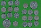 Vereinigte Staaten von Amerika, USA 1 Dollar, 11x Quarter Dollar 12 Münzen, Lot -