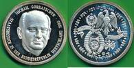 Russland - UDSSR Medaille , 999er Feinsilber Silber 999er feinsilber Michael Gorbatschow mit Zertifikat -