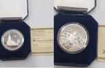 Deutschland BRD Medaille , 999er Feinsilber Oberhuasen Weihnachtstaler 999er Silber, kath. Kirche Sterkrade -