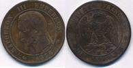 Frankreich 10 Centimes Dix M : Toulouse Napoleon III. (1852-1870) -
