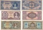 Ungarn Banknoten 500-100000-1 Milliarde Pengö 1945/46 -