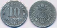 Deutsches Reich Deutschland 10 Pfennig, ohne Mzz Kaiserreich , Perlkreis -