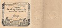 Frankreich 50 Sols Assignat, Serie 1893 -