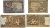 Frankreich 2 verschiedene 10 Francs Banknoten 2 Stück Lot, Mineur typ, Berlioz type -